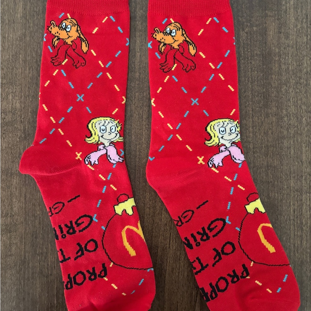 McDonald’s Grinch Socks - Red